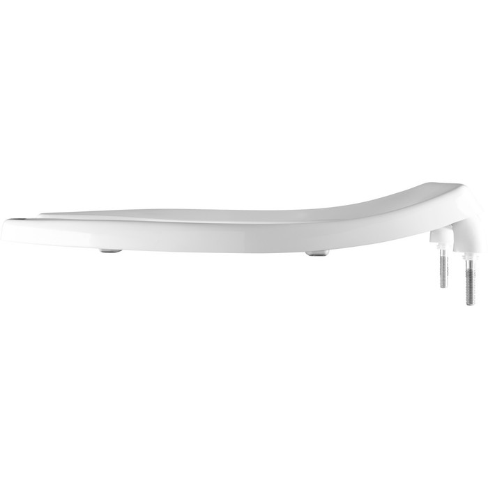 Bemis Bemis 3155CT Elongated Open Front Less Cover Commercial Plastic Toilet Seat with STA-TITE Commercial Fastening System Check Hinge and DuraGuard BEMIS-3155CT 