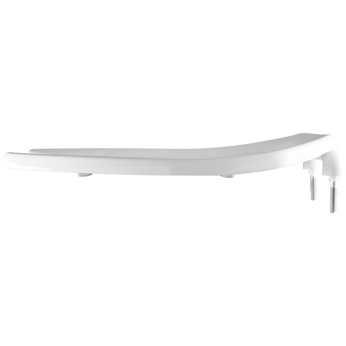 Bemis Bemis 2155CT Elongated Open Front Less Cover Commercial Plastic Toilet Seat with STA-TITE Commercial Fastening System Check Hinge and DuraGuard BEMIS-2155CT 