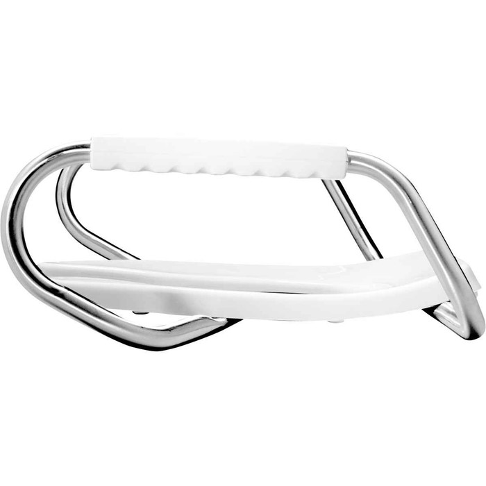 Bemis Bemis MA2155T Elongated Open Front Less Cover Medic-Aid Plastic Toilet Seat with STA-TITE Commercial Fastening System, DuraGuard and Stainless Steel Safety Side Arms BEMIS-MA2155T 