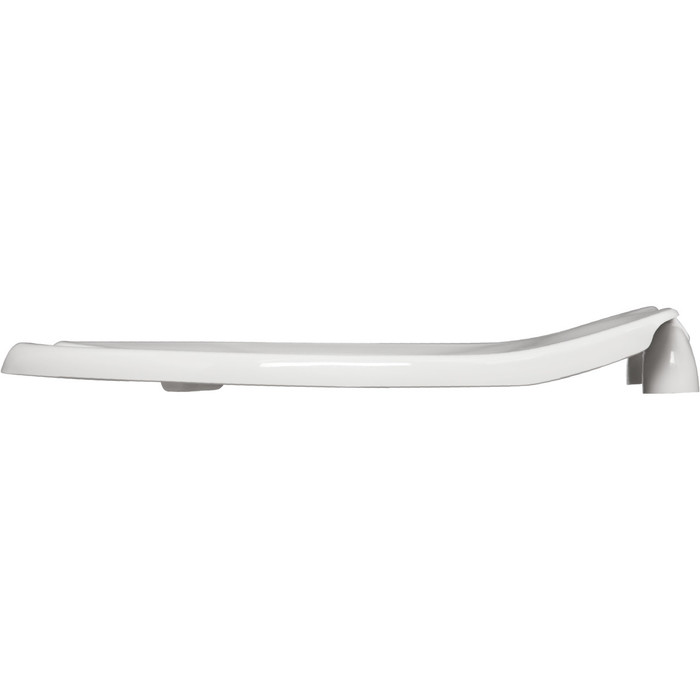 Bemis Bemis BB955CT Baby Bowl Open Front Less Cover Commercial Plastic Toilet Seat with STA-TITE Commercial Fastening System Check Hinge and DuraGuard BEMIS-BB955CT 