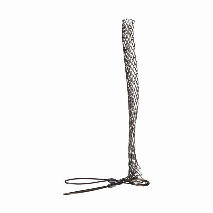 Eaton SGTDL400 standard support grip, Split Lace Double Eye, Heavy duty, 10" bale, 13120 lbs break, 4.00-4.49" cord diameter, 47" mesh length, Tin-Coated Bronze