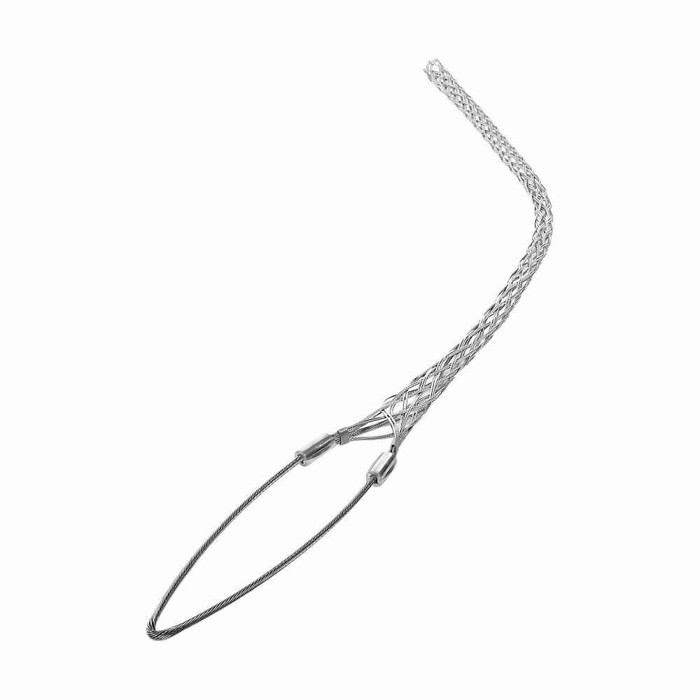 Eaton SGTS100SST standard support grip, Closed Mesh Single Eye (Heavy Duty), 10" bale, 4720 lbs break, 1.00-1.24" cord diameter, 29" mesh length, Stainless Steel