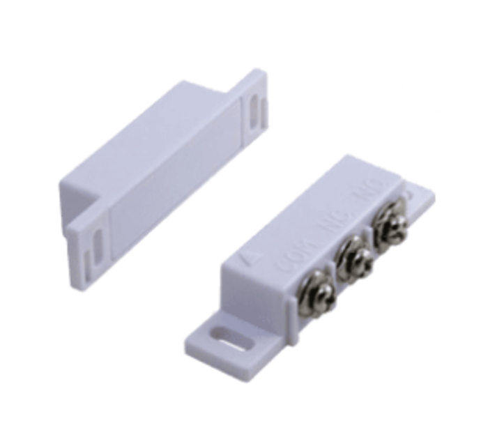 BEA 10SWITCH1076 - BEA Supplemental Door Accessory, Miniature Magnetic Door Position Switch, 0.75 to 2 Inch Gap, NO/NC, SPDT, 0.875 Inch Diameter, Flush Mount