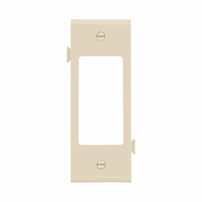 Eaton STC26V Sectional wallplate, Center piece, Ivory, Decorator Cutout, Polycarbonate, Single- gang, Mid-size