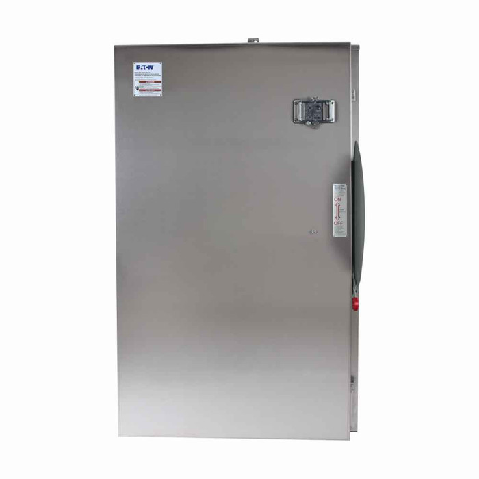Eaton STS368FW33 Heavy Duty Shunt Trip Safety Switch, 1200 A, 600 Vac, 250 Vdc, Three- pole, NEMA 4X, Fusible