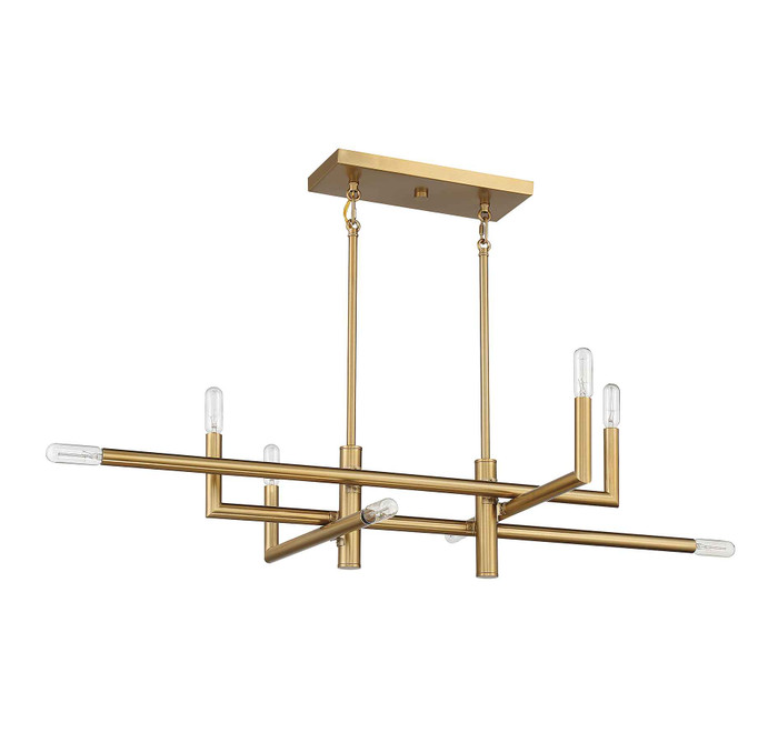 Savoy House Savoy House Essentials -1624-8 Cristofer 8-Light Linear Chandelier SVH-1-1624-8