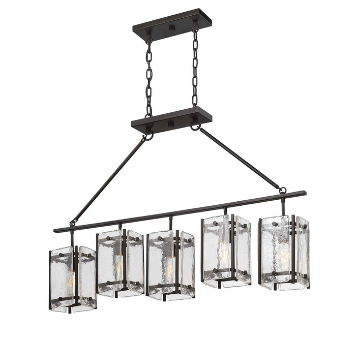 Savoy House Savoy House 1-3043-5 Glenwood 5-Light Linear Chandelier SVH-1-3043-5