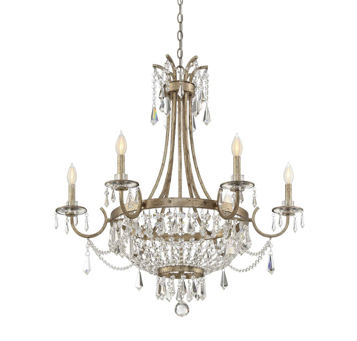 Savoy House Savoy House 1-3060-6 Claiborne 6-Light Chandelier SVH-1-3060-6
