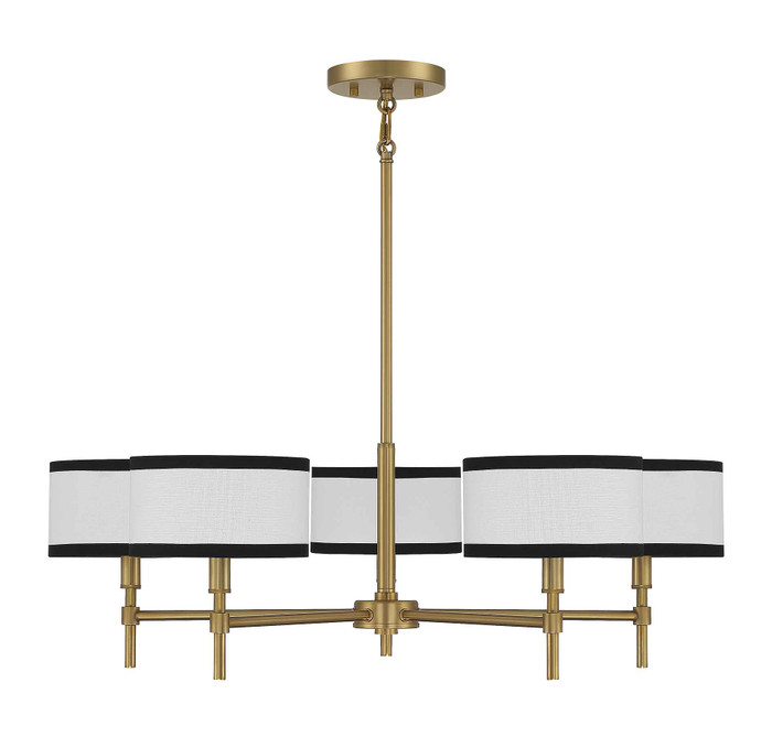 Savoy House Savoy House Meridian 10011NB 5-Light Chandelier SVH-M10011NB