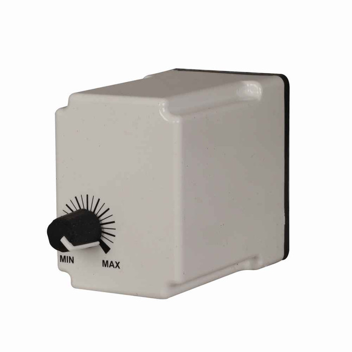 Eaton TMR5F22240 TMR5 Series Time Delay Relays, Octal style terminals, 11 pins, OFF delay (control switch trigger), 6 seconds-10 minutes time delay, 240 Vac/dc input voltage, 10A max. allowable load, DPDT contact configuration