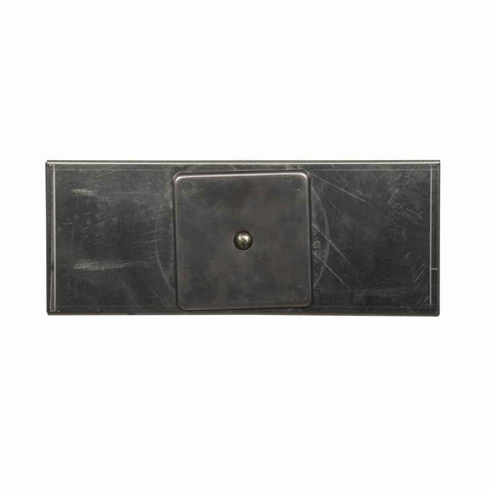 Eaton UH7330TCPLCH meter socket, 1-pos commercial or resi service, 320A, Over/under, 5x5 inch hub open, 3/8 inch stud, 7-jaw, 1-ph, 3/8 inch stud, Lever bypass, 3-wire, Ringless, 600 Vac