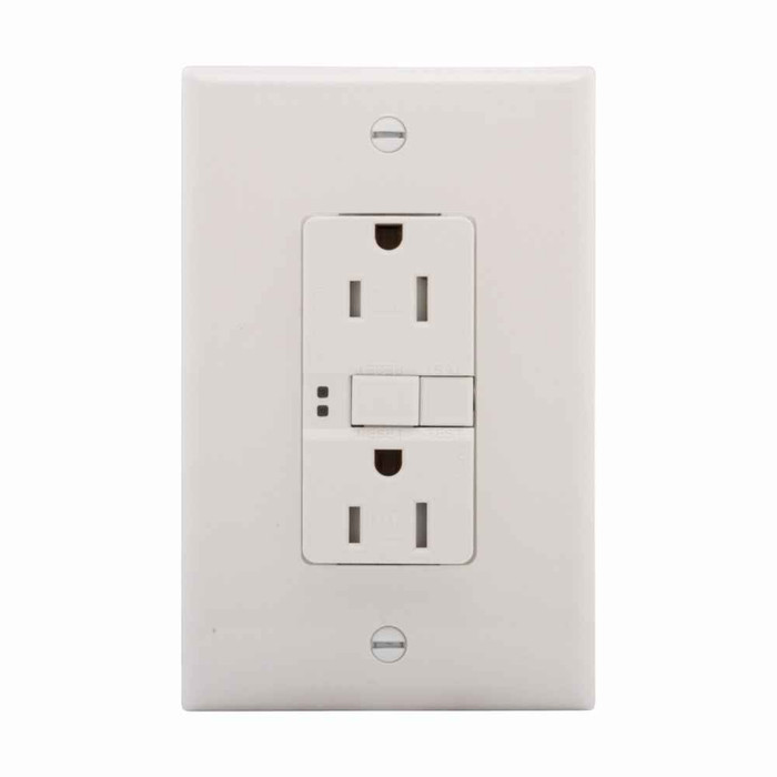 Eaton TRSGFS15A-M-L GFCI receptacle, Almond A38 Eaton TRSGFS15A-M-L GFCI receptacle, Almond A38