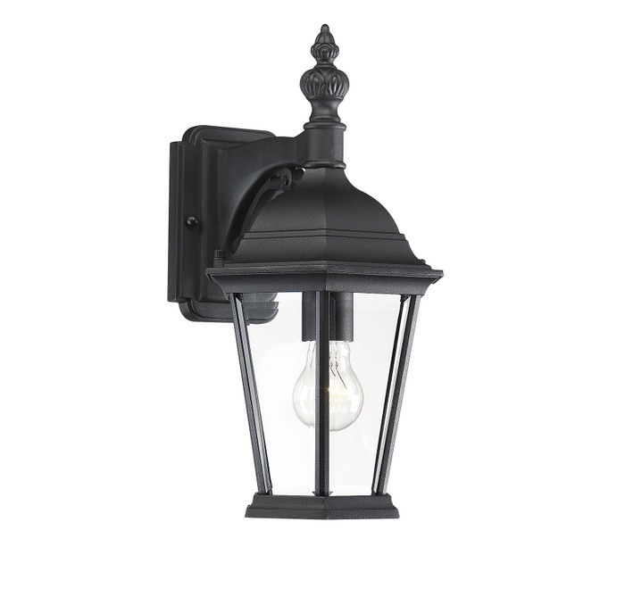 Savoy House Meridian 50062BK 1-Light Outdoor Wall Lantern