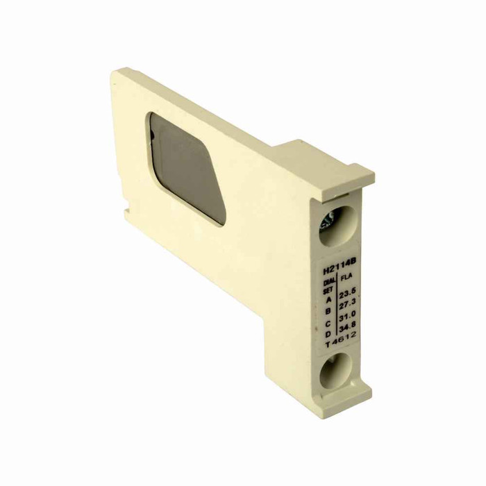Eaton H2114B-3 Freedom/Definite Purpose Heater Pack, Fast Trip, Class 10 , NEMA, IEC , full load range 23.5A 27.3A 31A 34.8A Dial positions A B C D respectively, overload relay 32 or 75A