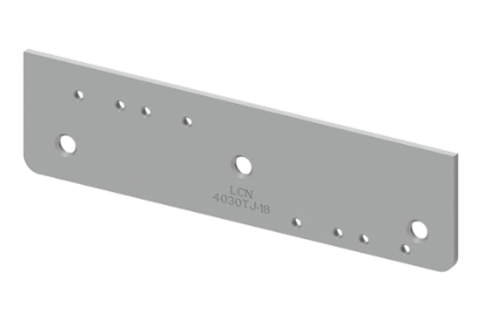LCN 4030-18TJ Drop Plate, Narrow Top Rail or Flush Ceiling For 4030 Series Door Closers