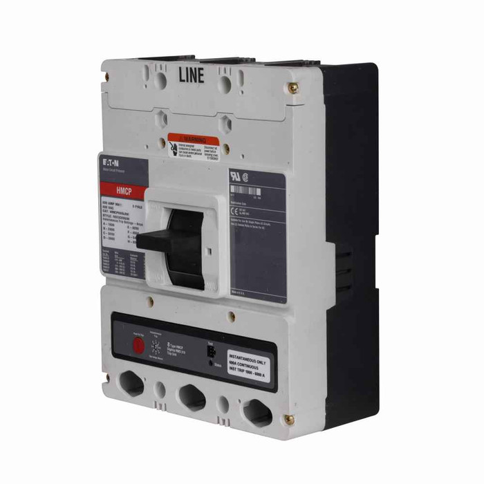 Eaton HMCP600Y6W molded case circuit breaker accessory motor protection, Motor circuit protector, 600 A, Three-pole, Frame J-K, 1000-4000 A, 600 V, 250 Vdc, Series C, Without, Without terminals