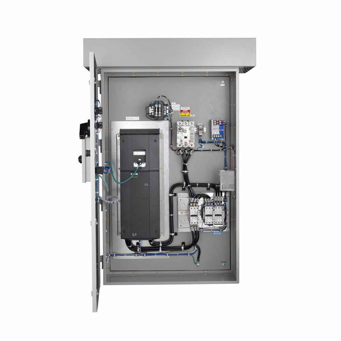 Eaton HMX06852NAISSA H-Max Drive, 25 hp, 68A, 230V, Box C , NEMA type 3R, Frame size, 7, Software Type A, Options: Isolation switch, Space heater with transformer