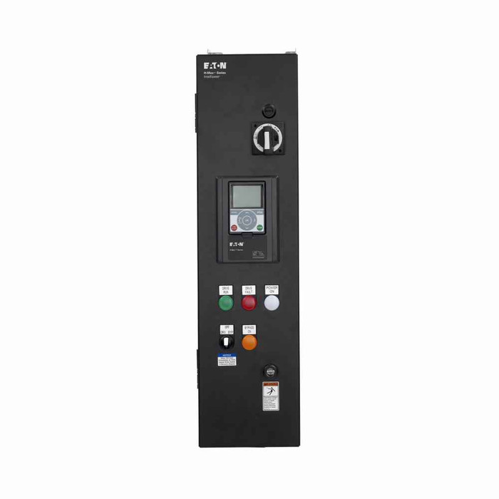 Eaton HMX6D832NAISL4 H-Max Drive, 1.5 hp, 6.8A, 230V, IntelliPass NEMA Type 1, No brake chopper, Software A, Options: Isolation switch, Pilot lights, Frame size 4