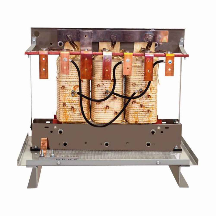 Eaton V39M28E75XZZ General-Purpose Transformer, Dry Type Distribution, DT-3, Three-phase, PV: 400V, Taps: 2 at +2.5% FCAN, 4 at -2.5% FCBN, SV: 208Y/120V, 150°C, 75 kVA, Al windings , Elec. Shield, Frame: CT12C103