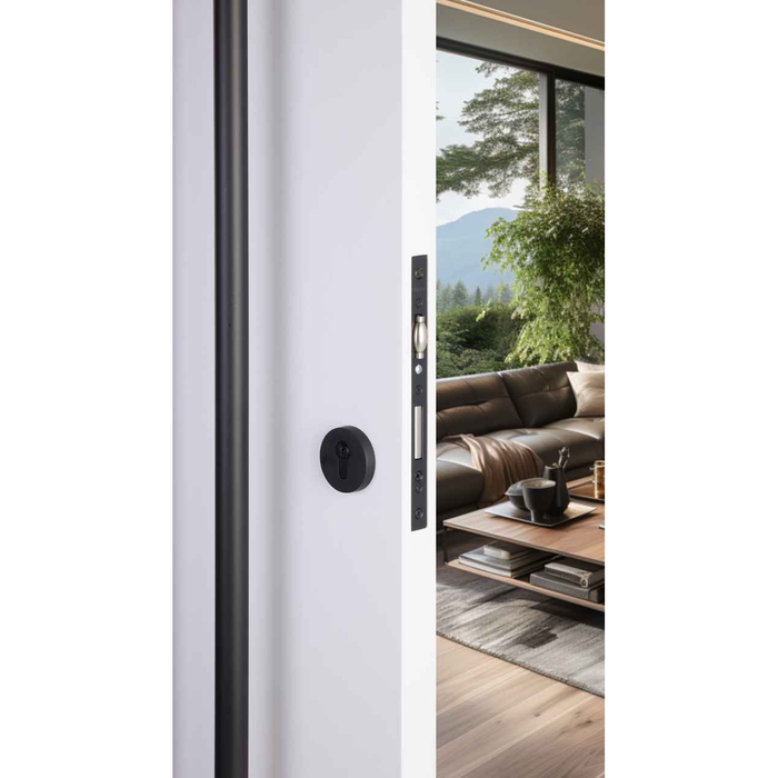 Emtek 2051 European Mortise Deadbolt with Integrated Roller Latch - Round
