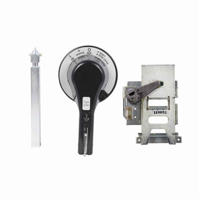 Eaton WHM4R06 molded case circuit breaker accessory handle mechanism, Through-the-door handle mechanism, IEC IP65, L- and MDL-Frame, Frame J-K, Rotary, Series C, 6 in