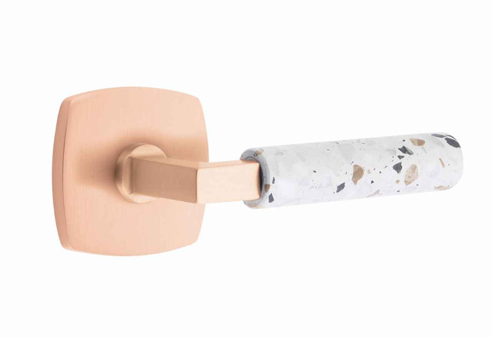 Emtek Emtek SELECT Brass Terrazzo Lever - Passage Set - Limited Release Finish Expansion EMTEK-TERRAZZO-LEVER-PASSAGE-LIMITED-RELEASE-FINISHES