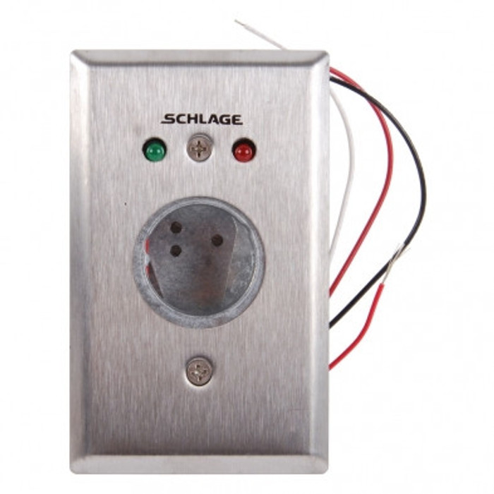 Schlage Electronics 653-15 Keyswitch, DPDT- Clockwise Momentary