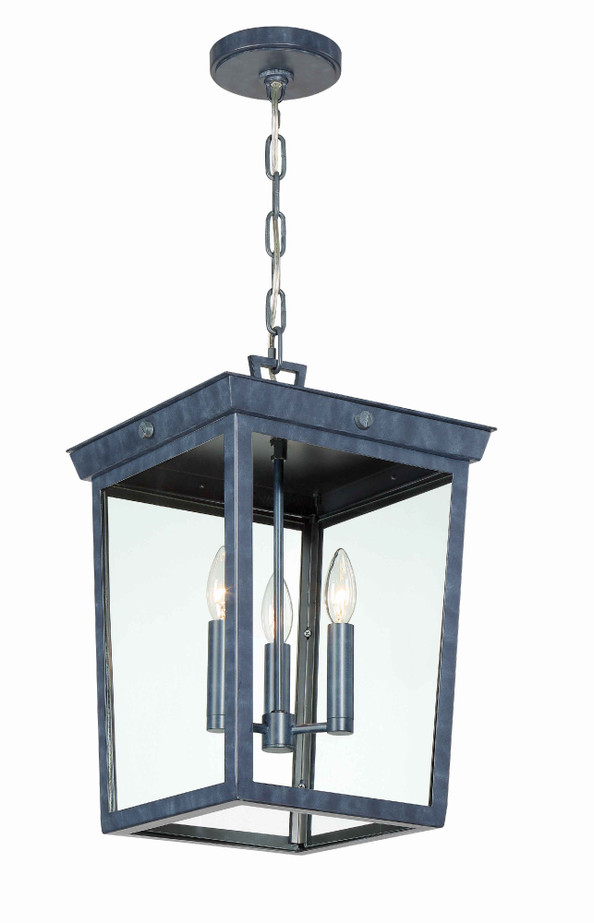 Crystorama Crystorama BEL-A8065 Belmont 3 Light Outdoor Pendant CRY-BEL-A8065