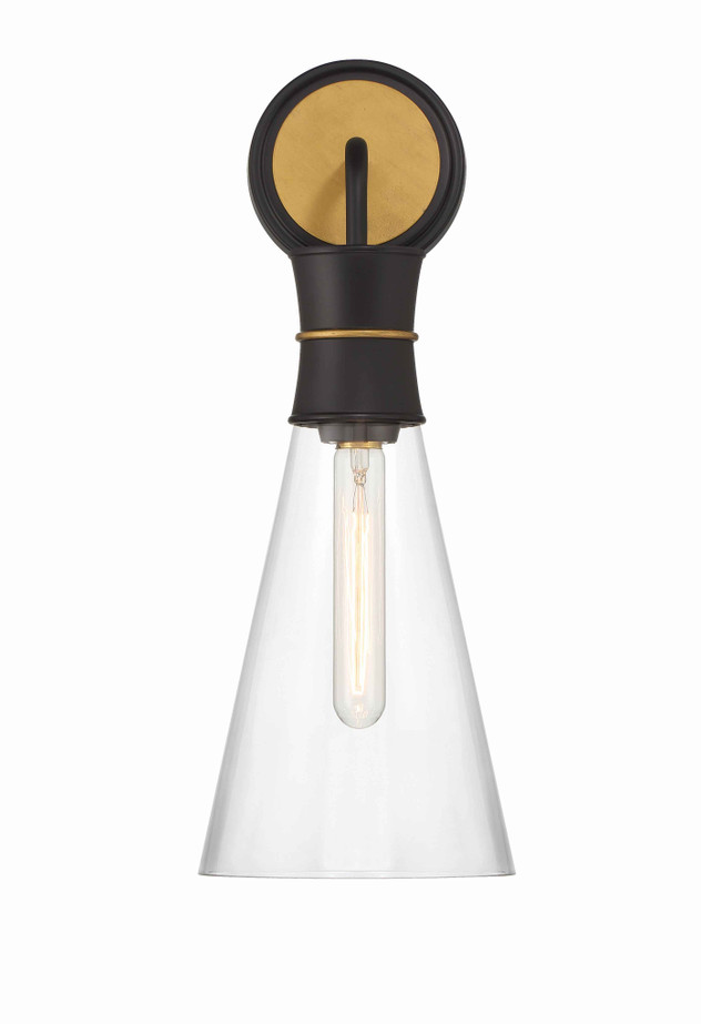 Crystorama Crystorama QUN-1501 Quinn 1 Light Sconce CRY-QUN-1501