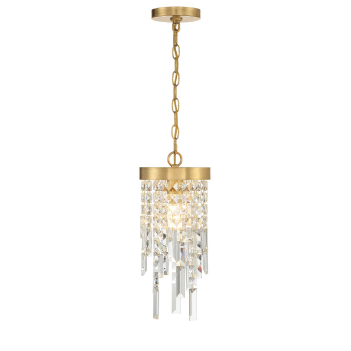 Crystorama WIN-210 Winfield 1 Light Mini Pendant