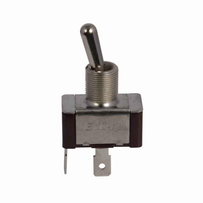 Eaton XTD1F1A2BP Toggle Switch, X series, ON-OFF-ON, single-pole, 0.25" spade termination Eaton XTD1F1A2BP Toggle Switch, X series, ON-OFF-ON, single-pole, 0.25" spade termination