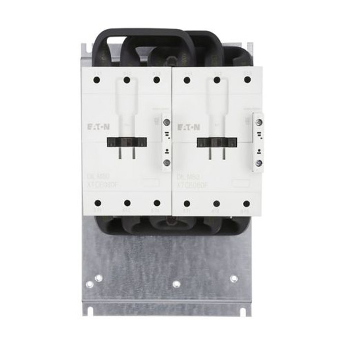 Eaton XTCR150G11A XT IEC contactor, 150A, Top-mounted, 110 Vac 50 Hz, 120 Vac 60 Hz, 1NO-1NC, 150A, Frame G, 90 mm, 50-60 Hz, 15, 30/ 40, 60, 100, 100 hp (1/3PH @115, 230/200, 230, 460, 575 V), Three-pole, Screw terminals, FVR
