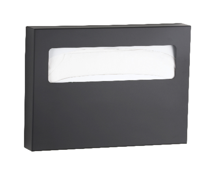 Bobrick B-221.MBLK - Surface Mounted Seat-Cover Dispenser, Matte Black Finish