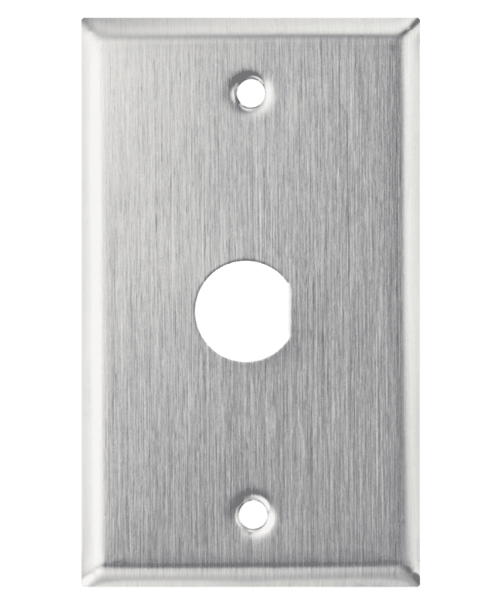 Alarm Controls  RP-20 Series - Single Remote Station Wall Plate with “D”  hole for Ace lock