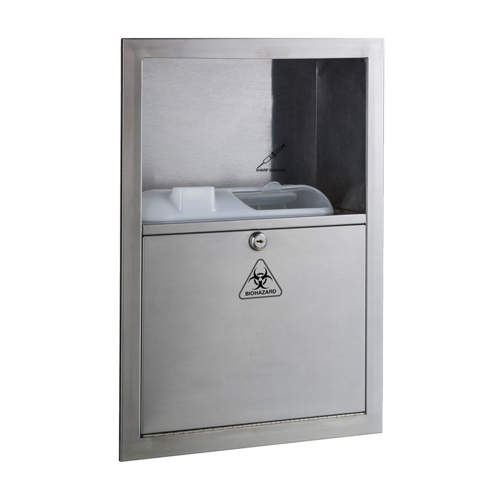 Bobrick B-35016 Recessed Sharps Disposal