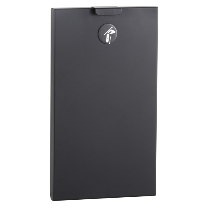 Bobrick B-3513.MBLK Recessed Sanitary Napkin Disposal, Matte Black