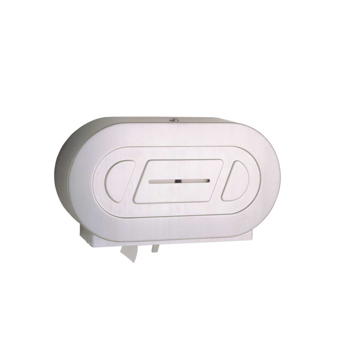 Bobrick B-2892 Surface-Mounted Twin Jumbo-Roll Toilet Tissue Dispenser
