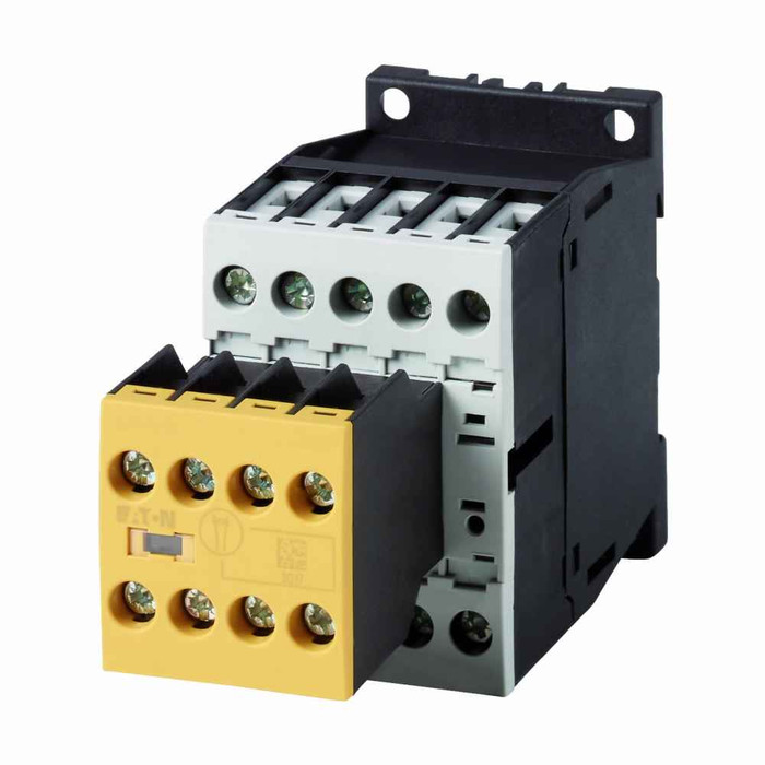 Eaton XTSE032C23TD XT IEC contactor, 32A, 24 Vdc, 2NO–3NC, 32A, Frame C, 45 mm, 10, 10, 20, 25 hp (3PH @200/208, 230/240, 460/480, 575/600 V), Three-pole, Non-reversing, 200-600V, XT IEC series, Full voltage non-reversing safety contactor