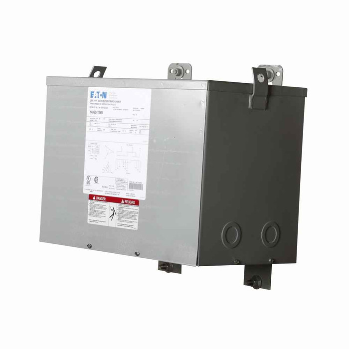 Eaton Y24G37T06 General purpose encapsulated transformer, EPT, aluminum, NEMA 3R, 200, 60 Hz, three-phase, 240 V, 380Y/220 V, 2 at -5% FCBN, 115 °C rise, 6 KVA, indoor-outdoor, 70C