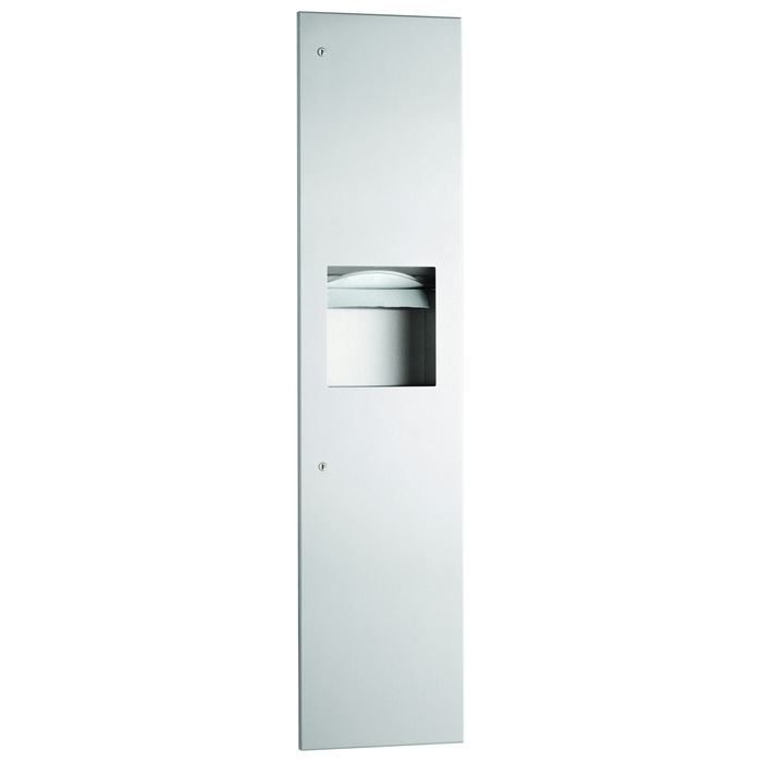 Bobrick B-3803 Recessed Paper Towel Dispenser/Waste Receptacle