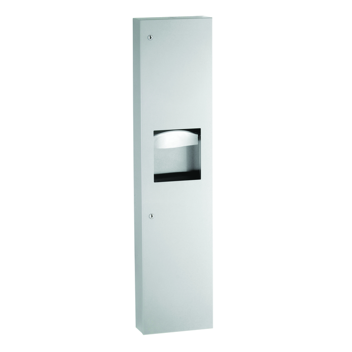 Bobrick B-380349 Surface-Mounted Paper Towel Dispenser/Waste Receptacle