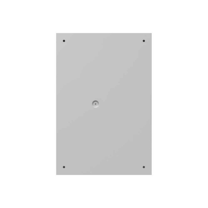 Milbank 12188-SC1 18x8x12 Screw Cover Type 1 UL Listed Steel Knockouts ANSI 61 Gray Cover With Teardrop Slots Mounting Holes In Back