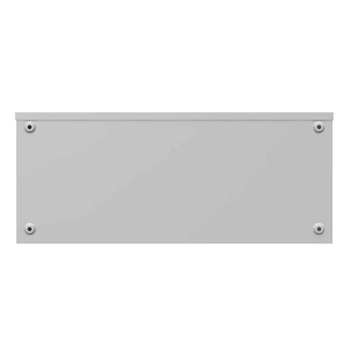 Milbank 101024-GSC3R 10x24X10 Screw Cover Wireway Type 3R UL Listed Steel Knockouts ANSI 61 Gray Quad D Knockout For Lock