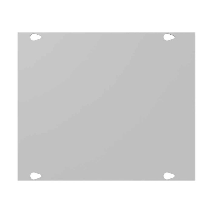 Milbank 10X12GSC1 Wireway Cover Non-UL Listed 10x12 Screw Cover ANSI 61 Gray Steel