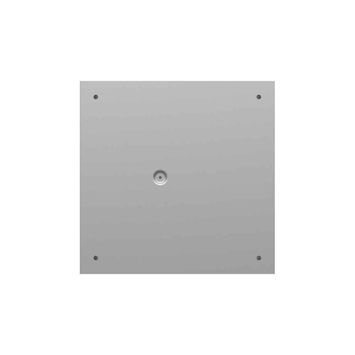 Milbank 12128-SC1-NP 12x8x12 Screw Cover Type 1 UL Listed Steel Knockouts No Paint Cover With Teardrop Slots Mounting Holes In Back