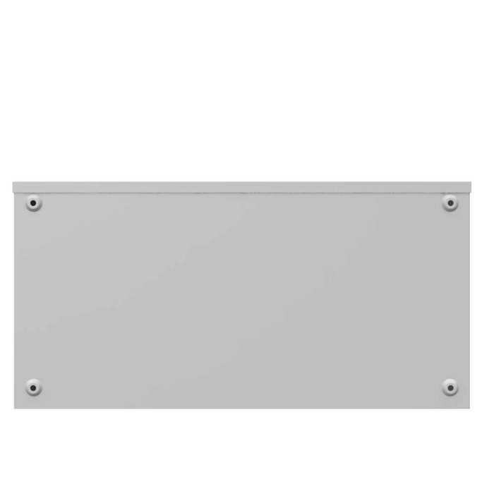 Milbank 121224-GSC3R-NK 12x24X12 Screw Cover Wireway Type 3R UL Listed Steel No Knockouts ANSI 61 Gray Quad D Knockout For Lock