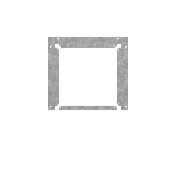 Milbank 1010GF-NP Wireway End Flange Type 1 10x10 Screw Cover No Paint Steel