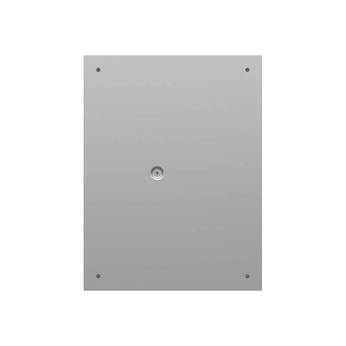 Milbank 12166-SC1-NP 16x6x12 Screw Cover Type 1 UL Listed Steel Knockouts No Paint Cover With Teardrop Slots Mounting Holes In Back