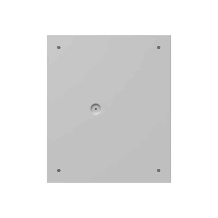 Milbank 10124-SC1 12x4X10 Screw Cover Type 1 UL Listed Steel Knockouts ANSI 61 Gray Cover With Teardrop Slots Mounting Holes In Back