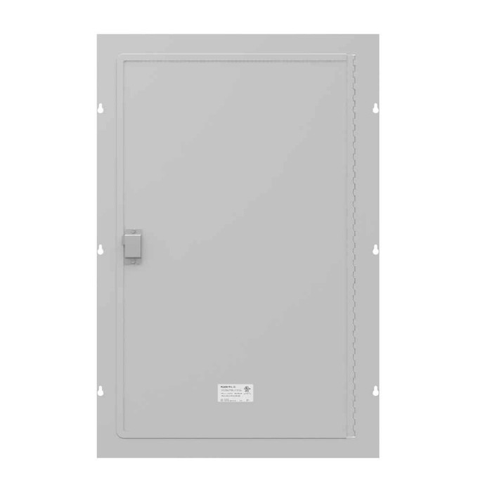Milbank 2436TSC Surface Mount Cover Type 1 24X36 Screw Cover ANSI 61 Gray Steel Hinged Door Key Locking Slam Latch